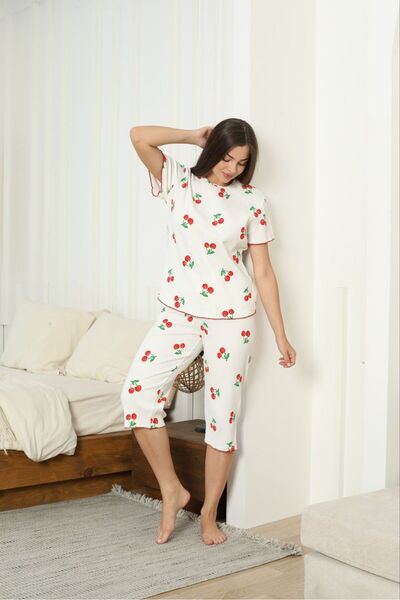 HUBEN Combed Cotton Lycra Camisole Set