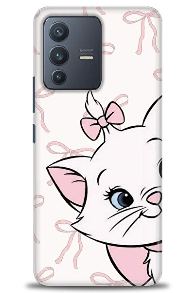 Rulet Aksesuar Vivo V23 5g Compatible Hd Printed Silicone Case + Ceramic Scre...