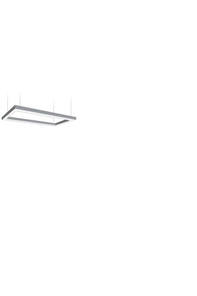 Pelsan Modern Rectangular Metal Ceiling Chandelier 48W 60x120cm