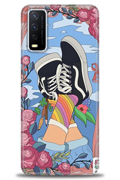 Rulet Aksesuar Vivo Y20 Compatible Hd Printed Silicone Case + Ceramic Screen ...