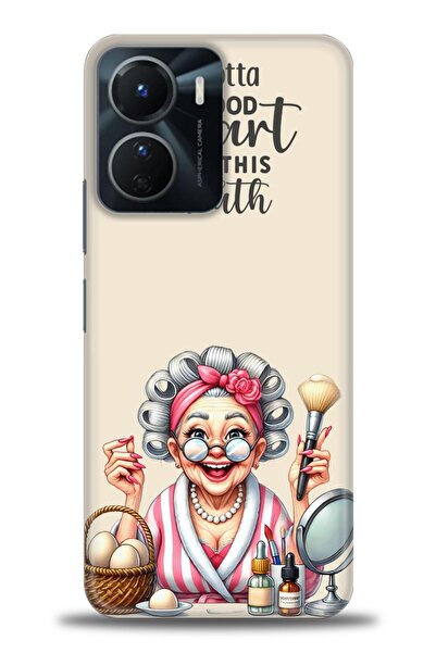 Rulet Aksesuar Vivo Y16 Compatible Hd Printed Silicone Case + Ceramic Screen ...