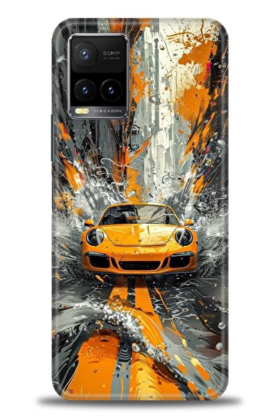 Rulet Aksesuar Vivo Y21 Compatible Hd Printed Silicone Case + Ceramic Screen ...