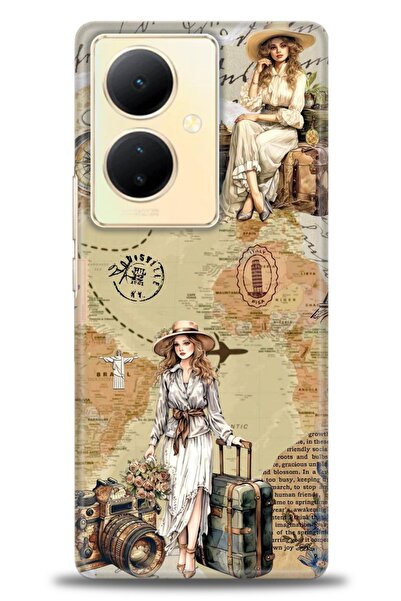 kılıfevreni جراب A+ Plus متوافق مع هاتف Vivo V29 Lite 5G + واقي شاشة سيراميك ...