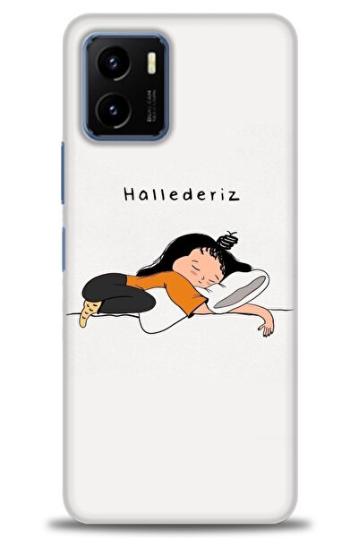 Rulet Aksesuar Vivo Y15S Compatible Hd Printed Silicone Case + Ceramic Screen...