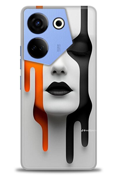 kılıfevreni حافظة تكنو كامون 20 برو 4G متوافقة مع A+ بلس + واقي شاشة سيراميك ...