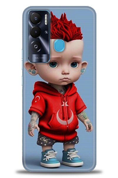 kılıfevreni غطاء متوافق مع هاتف Tecno Pova Neo A+ Plus HD مطبوع - غطاء من الس...