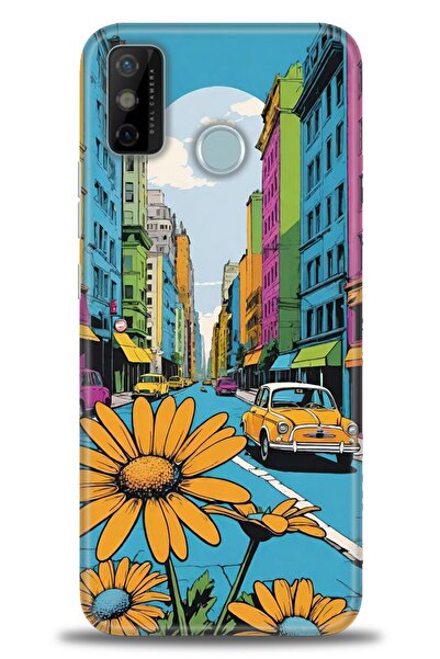 kılıfevreni غطاء متوافق مع هاتف Tecno Spark 6 Go A+ Plus غطاء HD مطبوع - غطاء...