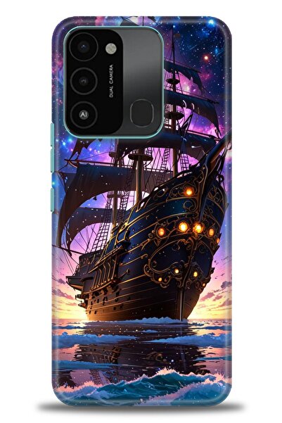 kılıfevreni غطاء متوافق مع هاتف Tecno Spark 8C A+ Plus HD مطبوع - غطاء من الس...