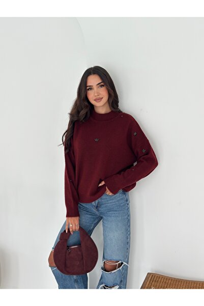Brantu Stylish Stone Women's Knit Sweater