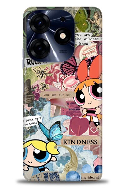 kılıfevreni غطاء متوافق مع هاتف Tecno Spark 10 Pro A+ Plus غطاء HD مطبوع - غط...