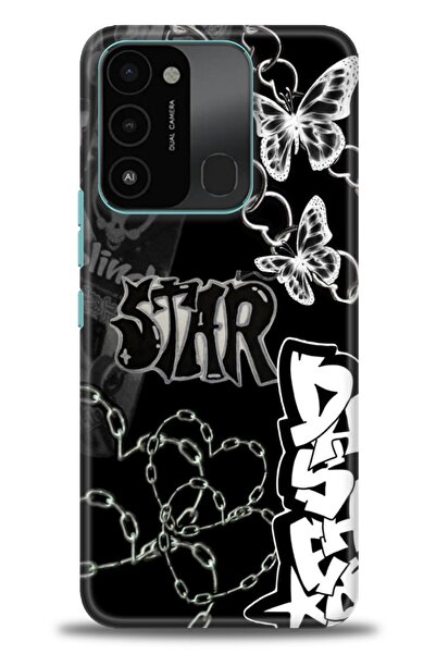 kılıfevreni غطاء متوافق مع هاتف Tecno Spark 8C A+ Plus غطاء HD مطبوع - غطاء م...