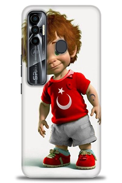 kılıfevreni غطاء متوافق مع هاتف Tecno Spark 7 Pro A+ Plus غطاء HD مطبوع - غطا...