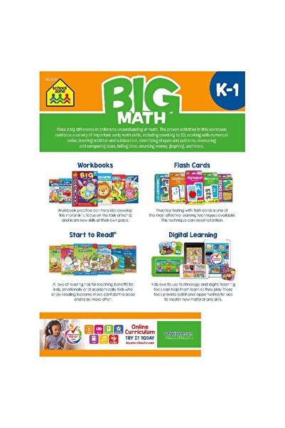 School Zone Publishing Big Math K-1