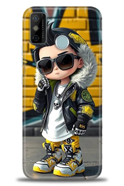 kılıfevreni غطاء متوافق مع هاتف Tecno Spark 6 Go A+ Plus HD مطبوع - غطاء من ا...