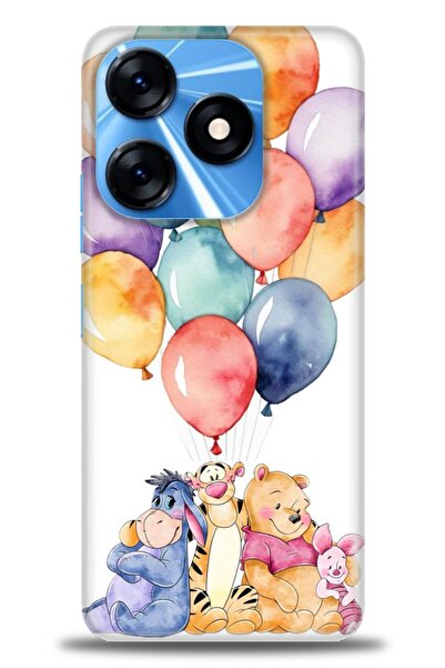 Rulet Aksesuar حافظة سيليكون متوافقة مع هاتف Tecno Spark 10 4G HD مطبوع + واق...