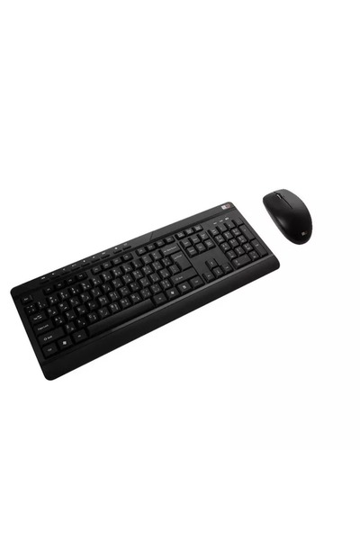 2B KB443 Combo Wireless Keyboard and Mouse, Black