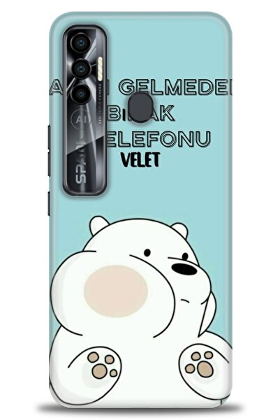 kılıfevreni غطاء متوافق مع هاتف Tecno Spark 7 Pro A+ Plus غطاء HD مطبوع - غطا...