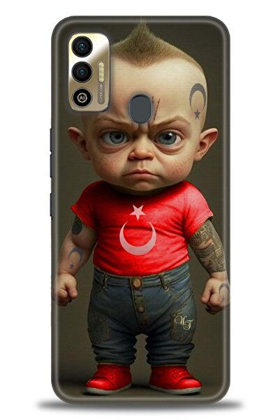 kılıfevreni غطاء متوافق مع هاتف Tecno Spark 7T A+ Plus غطاء HD مطبوع - غطاء م...