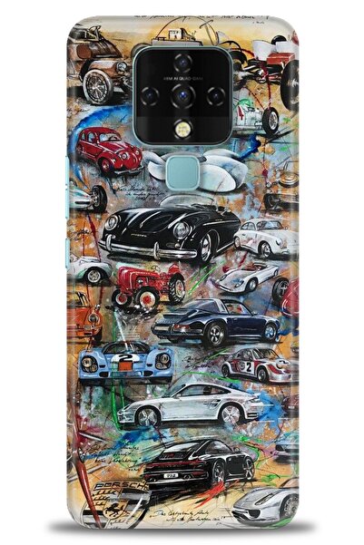 kılıfevreni حافظة متوافقة مع هاتف Tecno Camon 16 A+ Plus + واقي شاشة سيراميك ...