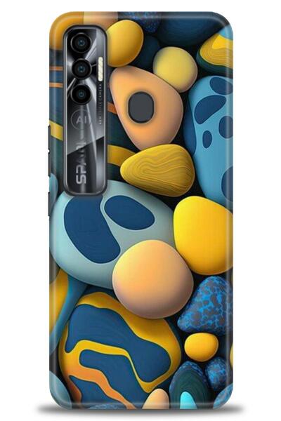 kılıfevreni غطاء متوافق مع هاتف Tecno Spark 7 Pro A+ Plus غطاء HD مطبوع - غطا...