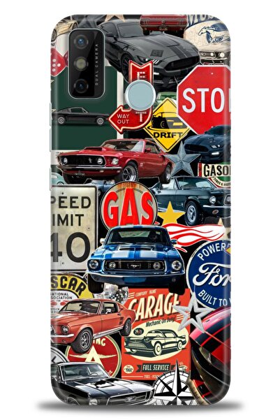 kılıfevreni غطاء متوافق مع هاتف Tecno Spark 6 Go A+ Plus غطاء HD مطبوع - غطاء...