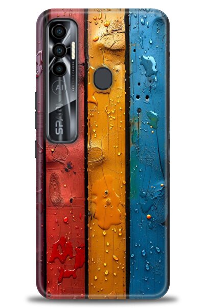 kılıfevreni غطاء متوافق مع هاتف Tecno Spark 7 Pro A+ Plus غطاء HD مطبوع - غطا...