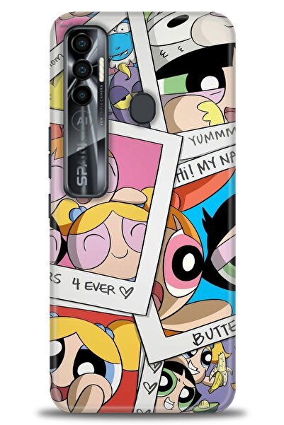 kılıfevreni غطاء متوافق مع هاتف Tecno Spark 7 Pro A+ Plus غطاء HD مطبوع - غطا...