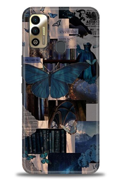 kılıfevreni غطاء متوافق مع هاتف Tecno Spark 7T A+ Plus غطاء HD مطبوع - غطاء م...