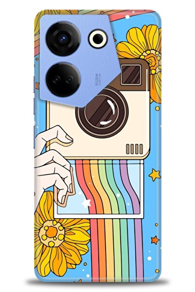 kılıfevreni حافظة تكنو كامون 20 برو 5G متوافقة مع A+ بلس + واقي شاشة سيراميك ...