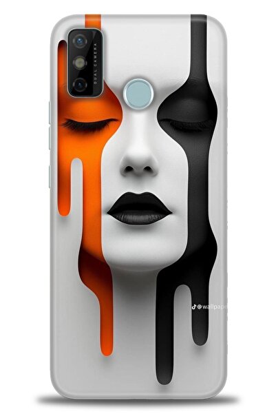 kılıfevreni غطاء متوافق مع هاتف Tecno Spark 6 Go A+ Plus HD مطبوع - غطاء من ا...