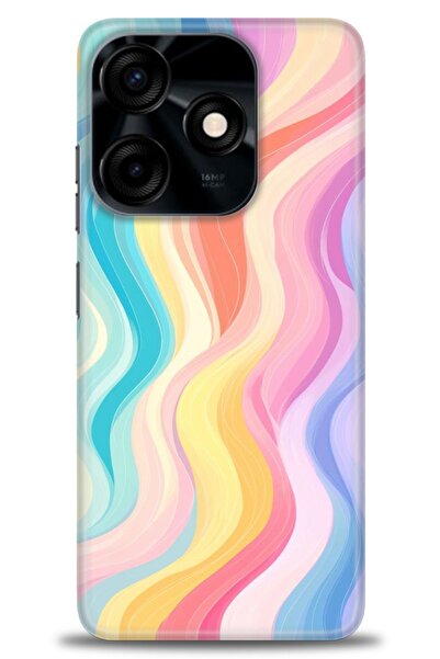 Rulet Aksesuar Tecno Spark 10C Compatible Hd Printed Silicone Case + Ceramic ...