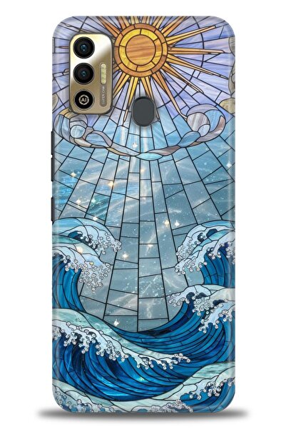 kılıfevreni غطاء متوافق مع هاتف Tecno Spark 7T A+ Plus غطاء HD مطبوع - غطاء م...