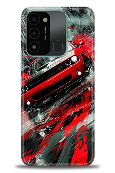 kılıfevreni غطاء متوافق مع هاتف Tecno Spark 8C A+ Plus غطاء HD مطبوع - غطاء م...