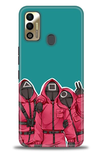 kılıfevreni غطاء متوافق مع هاتف Tecno Spark 7T A+ Plus HD مطبوع - غطاء من الس...