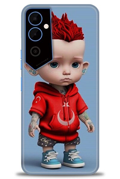 kılıfevreni غطاء تكنو بوفا نيو 2 متوافق مع A+ Plus غطاء HD مطبوع - غطاء سيليك...