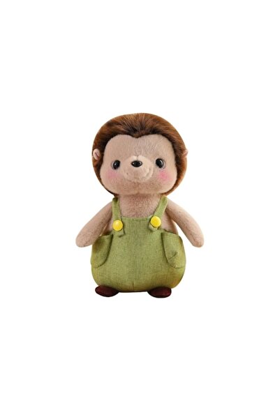 OEM Mascota de plus, Ariciul cu salopeta, verde, 26 cm