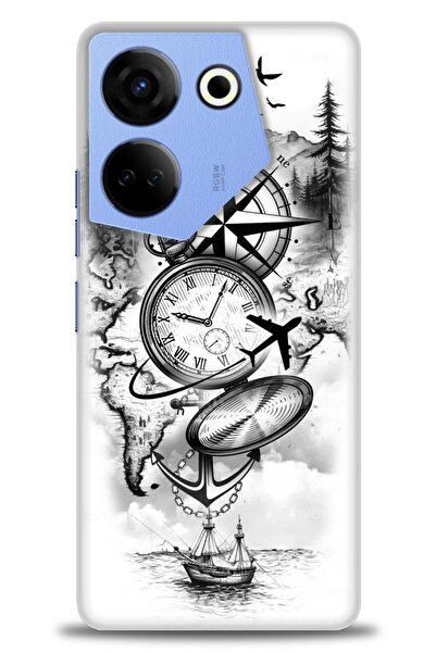 kılıfevreni حافظة تكنو كامون 20 برو 5G متوافقة مع A+ بلس + واقي شاشة سيراميك ...