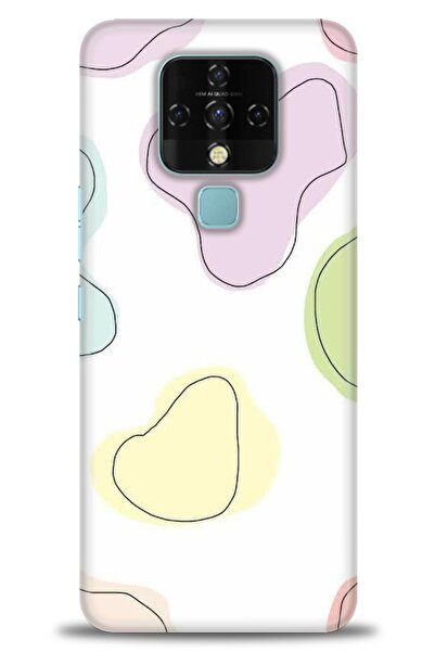 Rulet Aksesuar Tecno Camon 16 Compatible Hd Printed Silicone Case + Ceramic S...