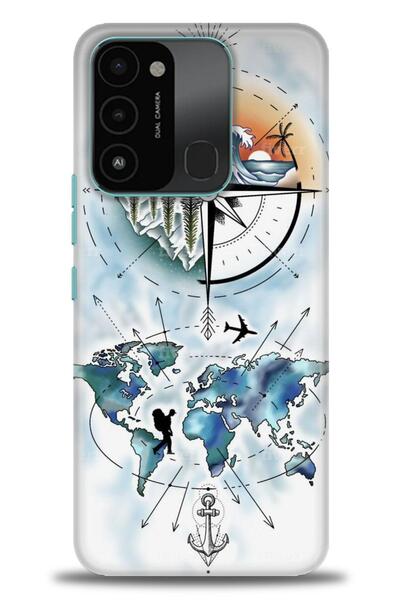 kılıfevreni غطاء متوافق مع هاتف Tecno Spark 8C A+ Plus غطاء HD مطبوع - غطاء م...