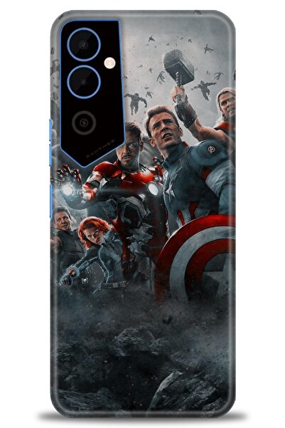 kılıfevreni غطاء تكنو بوفا نيو 2 متوافق مع A+ Plus غطاء HD مطبوع - غطاء سيليك...