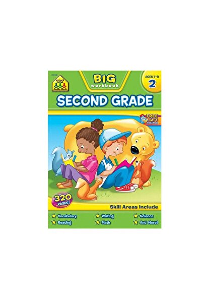 School Zone Publishing BIG Workbook: Second Grade (Ages 7-8)BIG Workbook: Second Grade (Ages 7-8)