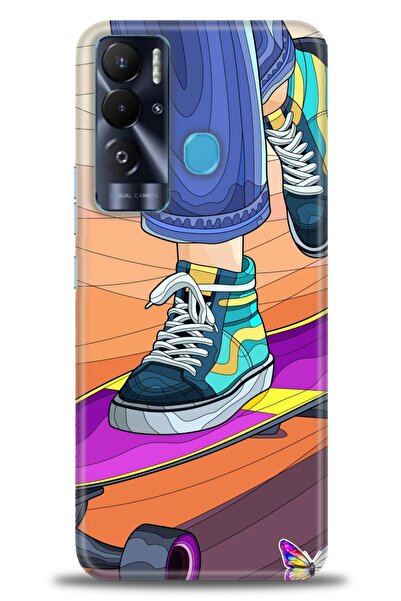 kılıfevreni غطاء متوافق مع هاتف Tecno Pova Neo A+ Plus غطاء HD مطبوع - غطاء م...