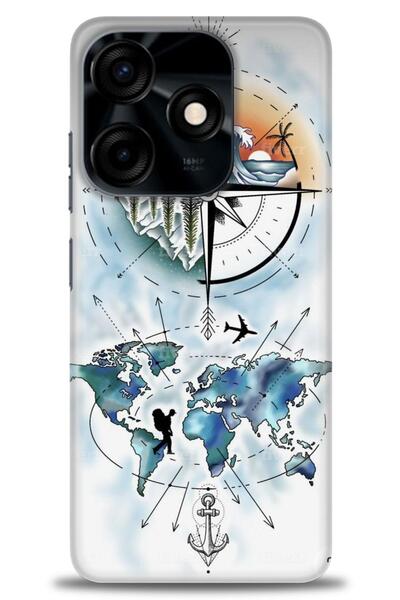 kılıfevreni غطاء متوافق مع هاتف Tecno Spark 10C A+ Plus غطاء HD مطبوع - غطاء ...