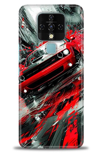 kılıfevreni غطاء متوافق مع هاتف Tecno Camon 16 A+ Plus HD مطبوع - غطاء من الس...