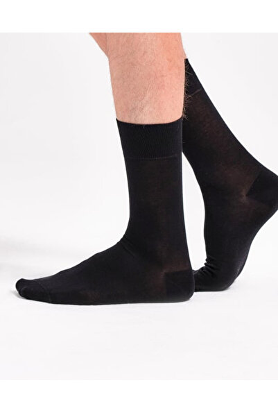 Bolero Socks Yazlık Merserize Erkek Siyah Çorap