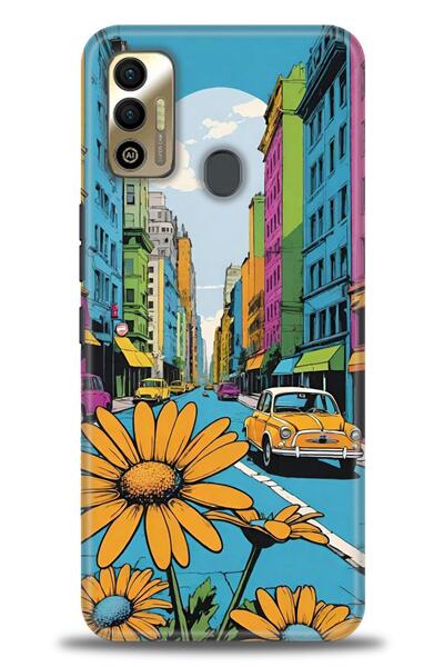 kılıfevreni غطاء متوافق مع هاتف Tecno Spark 7T A+ Plus غطاء HD مطبوع - غطاء م...