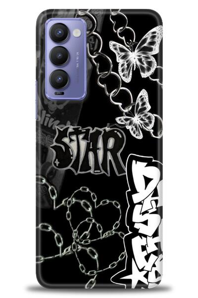 Rulet Aksesuar Tecno Camon 18P Compatible Hd Printed Silicone Case + Ceramic ...