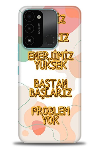 kılıfevreni غطاء متوافق مع هاتف Tecno Spark 8C A+ Plus HD مطبوع - غطاء من الس...