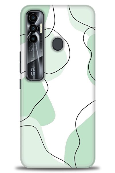 kılıfevreni غطاء متوافق مع هاتف Tecno Spark 7 Pro A+ Plus غطاء HD مطبوع - غطا...