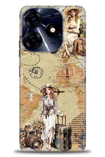 kılıfevreni غطاء متوافق مع هاتف Tecno Spark 10 Pro A+ Plus غطاء HD مطبوع - غط...